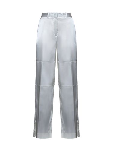 Jil Sander Pants In White Viscose - Jil Sander - Modalova