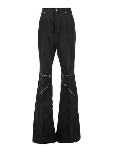 Bolan Cargo Pants With Zip Applied On The Legs In Cotton Man - Rick Owens - Modalova