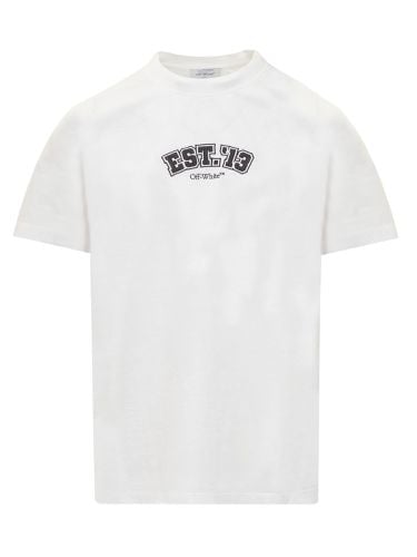 Logo Printed Crewneck T-shirt - Off-White - Modalova