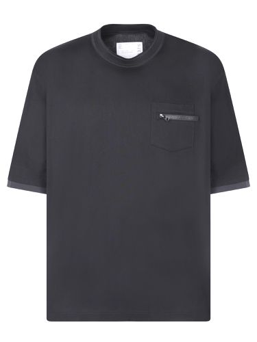 Sacai Zipped Pocket Jersey T-shirt - Sacai - Modalova