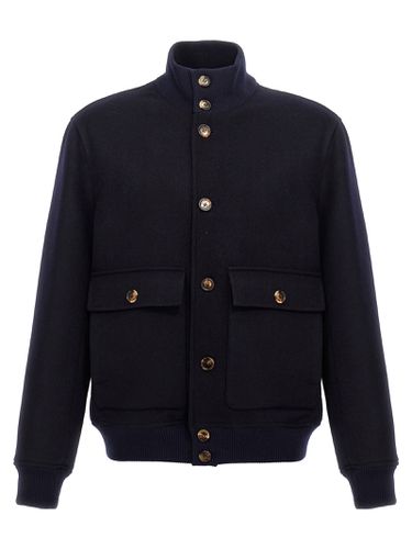 Wool Bomber Jacket - Brunello Cucinelli - Modalova