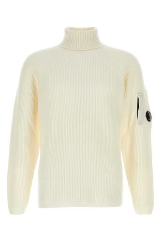 C. P. Company White Wool Blend Sweater - C.P. Company - Modalova