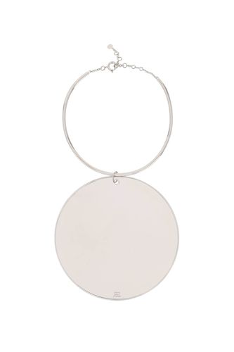 Courrèges Mirror Charm Necklace - Courrèges - Modalova