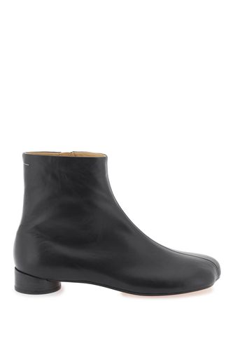 Leather Ankle Boots - MM6 Maison Margiela - Modalova