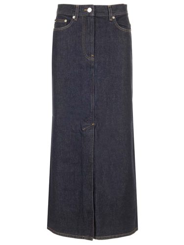 Loulou Studio Long Blue Denim Skirt - Loulou Studio - Modalova