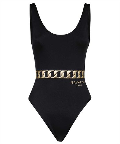 Balmain Printed One-piece Swimsuit - Balmain - Modalova