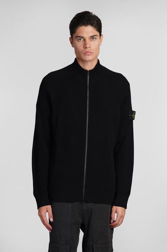 Stone Island Knitwear In Black Wool - Stone Island - Modalova