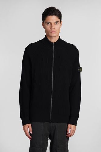 Stone Island Knitwear In Black Wool - Stone Island - Modalova