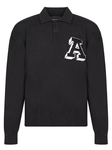 Axel Arigato Black Knit Polo Shirt - Axel Arigato - Modalova