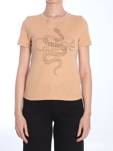 Chloé Logo T-shirt - Chloé - Modalova