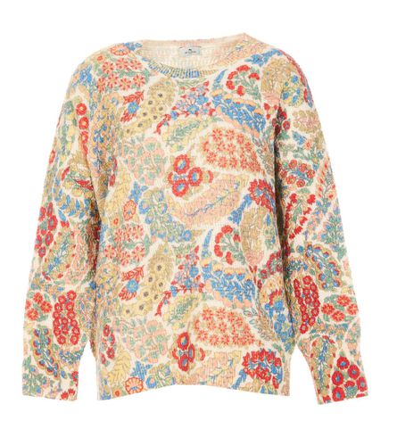 Paisley Print Round Neck Sweater - Etro - Modalova