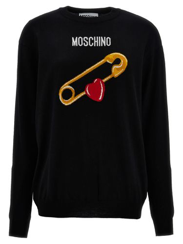 Moschino Jacquard Design Sweater - Moschino - Modalova