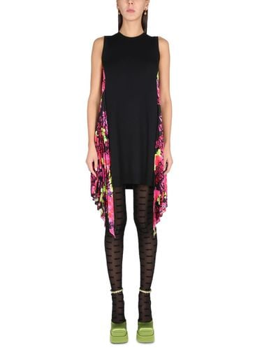 Versace Orchid Logo Dress - Versace - Modalova