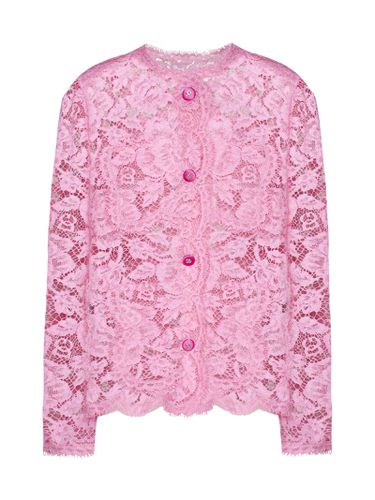 Laced Buttoned Blouse - Dolce & Gabbana - Modalova