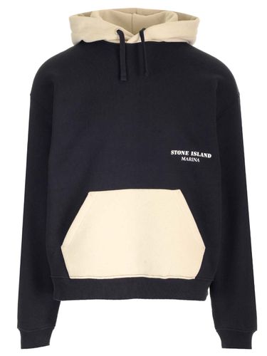 Stone Island Bicolor Hoodie - Stone Island - Modalova