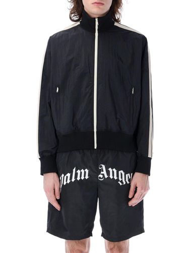 Logo Printed Long-sleeved Jacket - Palm Angels - Modalova