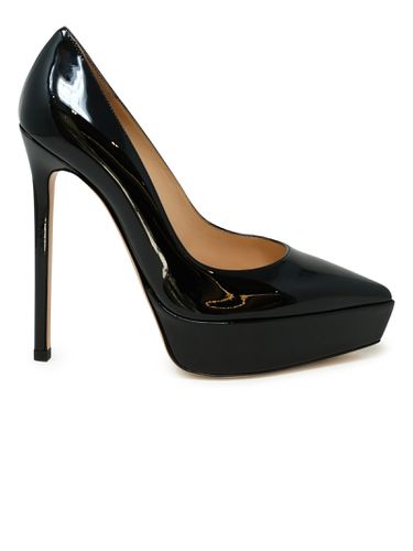 Black Patent Leather Pumps - Gianvito Rossi - Modalova