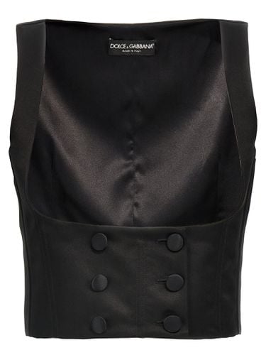 Dolce & Gabbana Tuxedo Gilet - Dolce & Gabbana - Modalova