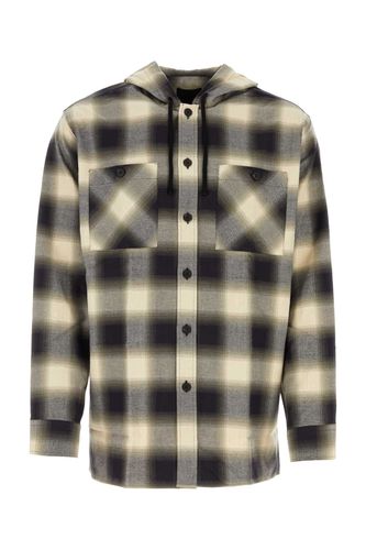 Embroidered Flanel Oversize Shirt - Givenchy - Modalova