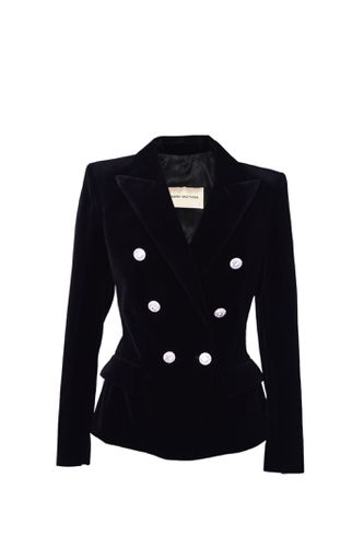 Double-breasted Velvet Jacket - Alexandre Vauthier - Modalova