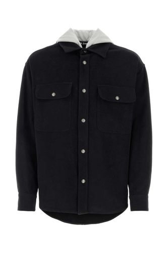 Palm Angels Black Cotton Jacket - Palm Angels - Modalova