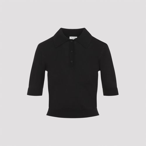 Saint Laurent Knit Polo - Saint Laurent - Modalova