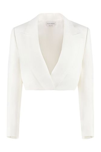 Wool Single-breasted Blazer - Alexander McQueen - Modalova