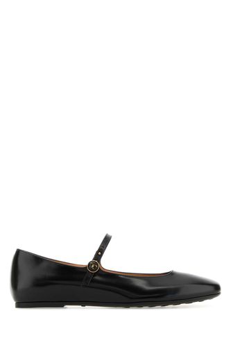 Tod's Black Leather Ballerinas - Tod's - Modalova