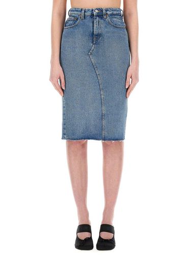 Midi Denim Skirt - MM6 Maison Margiela - Modalova