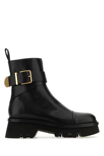 Leather Owena Ankle Boots - Chloé - Modalova