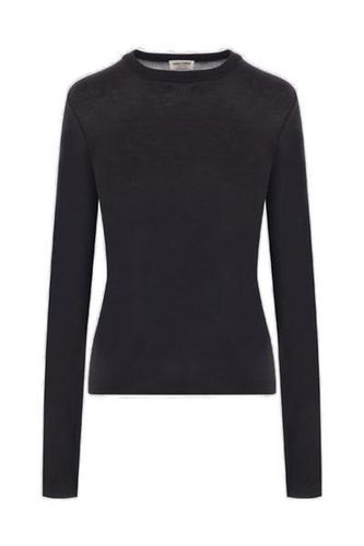 Sweater In Cashmere, Wool And Silk - Saint Laurent - Modalova