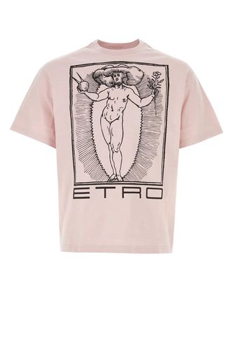 Etro Pink Cotton T-shirt - Etro - Modalova
