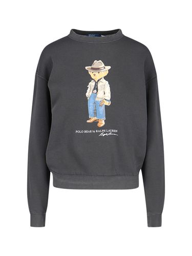 Polo Bear Print Crewneck Sweatshirt - Ralph Lauren - Modalova