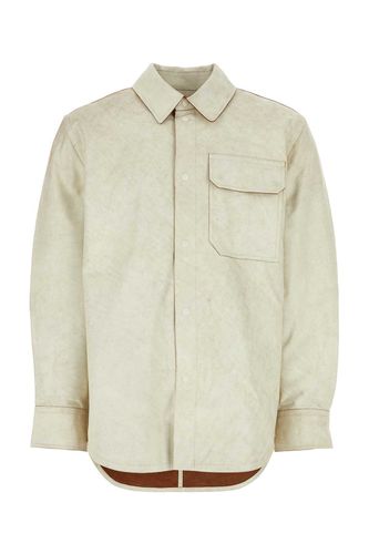 Helmut Lang Chalk Leather Shirt - Helmut Lang - Modalova