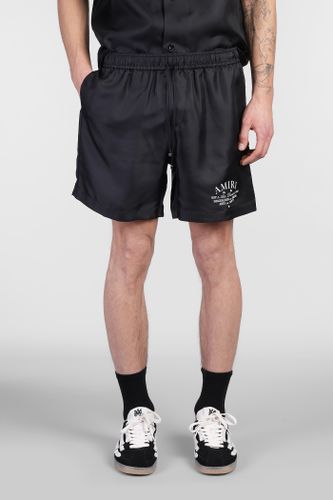 AMIRI Shorts In Black Silk - AMIRI - Modalova