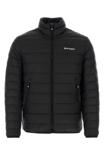 Palm Angels Black Nylon Down Jacket - Palm Angels - Modalova