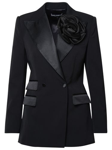 Blazer In Virgin Wool Blend - Dolce & Gabbana - Modalova