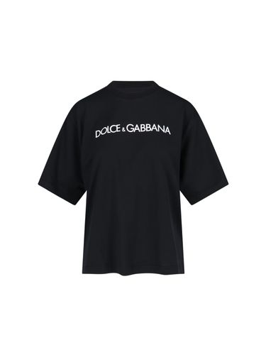 Logo Lettering T-shirt - Dolce & Gabbana - Modalova