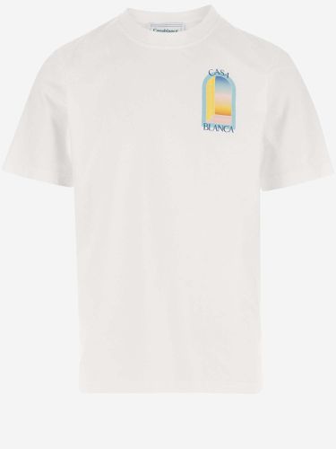 Casablanca Cotton T-shirt With Logo - Casablanca - Modalova