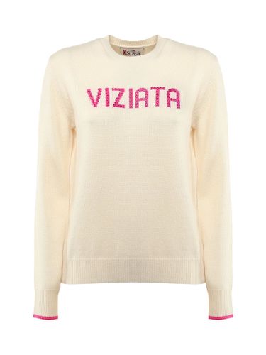 Viziata Sweater With Rhinestones - MC2 Saint Barth - Modalova