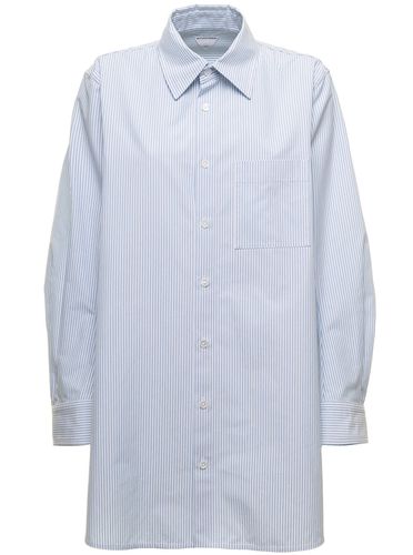 Striped Oversize Shirt - Bottega Veneta - Modalova