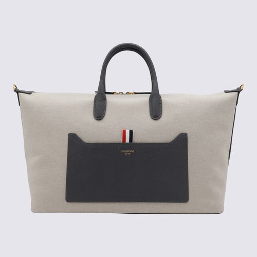 Thom Browne Grey Cotton Totes - Thom Browne - Modalova