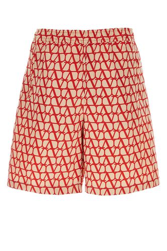 Toile Iconographe Bermuda Shorts - Valentino Garavani - Modalova