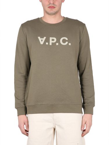 A. P.C. Sweatshirt With V. p.c Logo - A.P.C. - Modalova