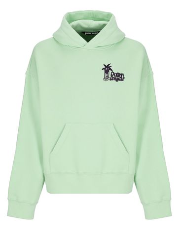 Palm Angels Cotton Hoodie - Palm Angels - Modalova