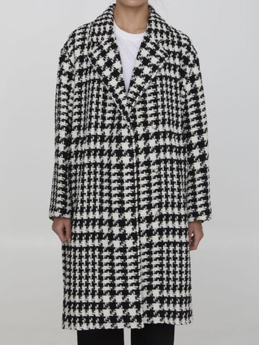 Pied De Poule Midi Coat - Dolce & Gabbana - Modalova