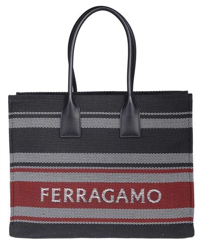 Ferragamo Logo Detail Tote Bag - Ferragamo - Modalova
