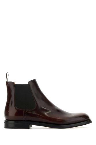 Brown Leather Monmouth Wg Ankle Boots - Church's - Modalova