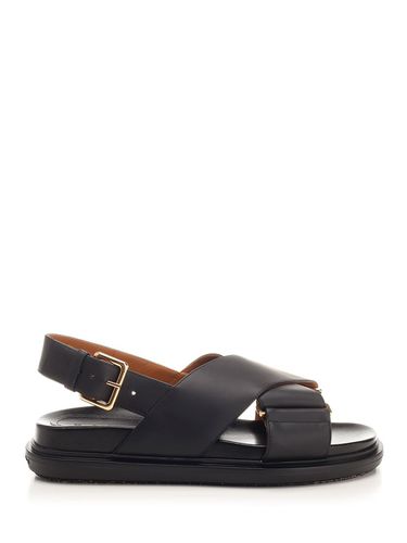 Marni Black fussbett Sandals - Marni - Modalova