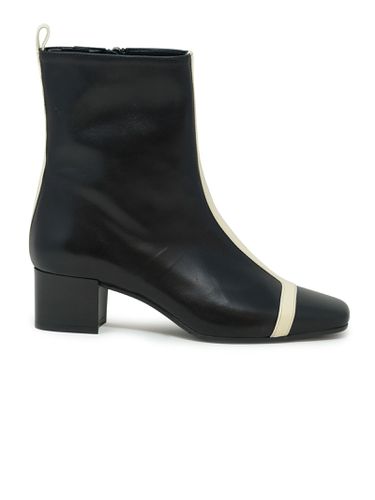 Paris Black And White Leather Boot - Carel - Modalova